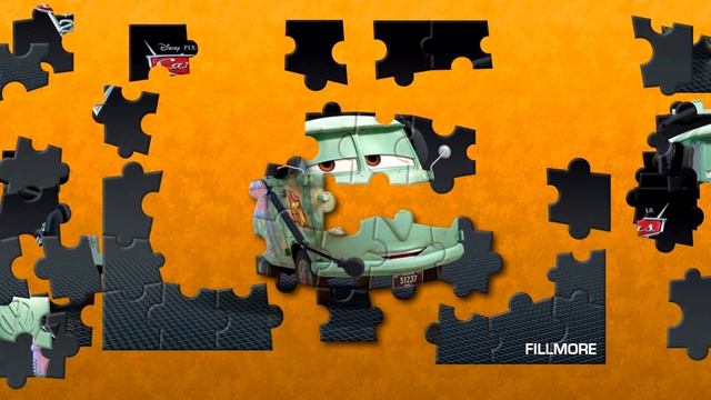 Пазлы Тачки.  Автобус Филмор. Cars puzzles. Bus Fillmore Video games for Kids