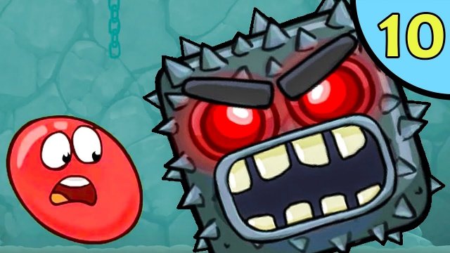 Несносный КРАСНЫЙ ШАР против чёрного квадрата #10. Подземные ходы. Мультик Red B.mp4