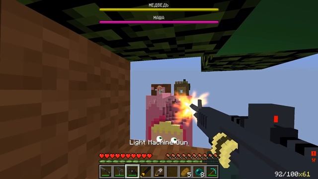 ??ЧАНК МАШИ ПРОТИВ ЧАНКА МЕДВЕДЯ В МАЙНКРАФТ! ШЕДИ ЛЕСКА НУБИК И БРОК MINECRAFT