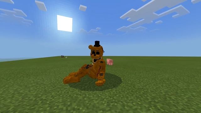 КАК МЕНЯЛСЯ ЗОЛОТОЙ ФРЕДДИ И ЕГО ЖИЗНЕННЫЙ ЦИКЛ В МАЙНКРАФТ Фнаф майнкрафт fnaf minecraft