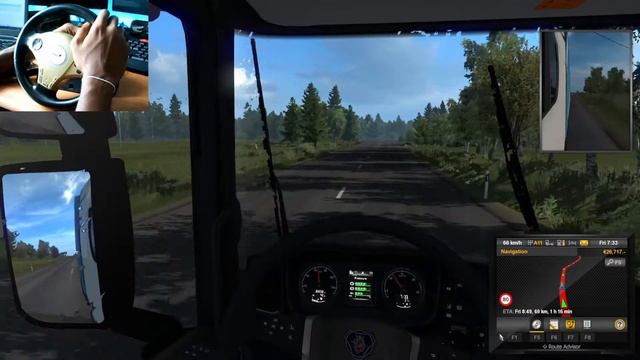 Euro Truck Simulator 2 Scania - Goat Cheese Transport - genius twin wheel f1