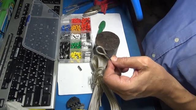 Как закрепить бельевой трос