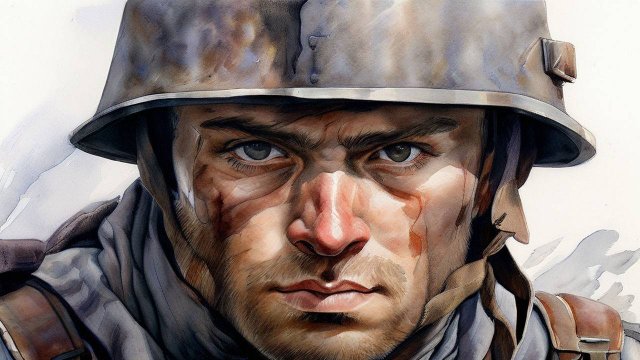 Позабытый герой - Русский рок, хеви-метал, военная песня | SUNO AI by @neuroart_dm