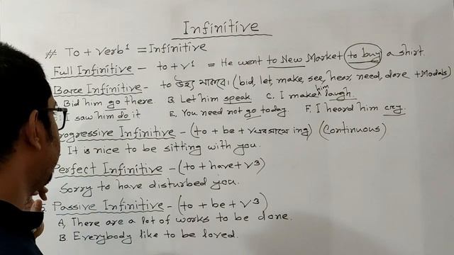 Infinitive