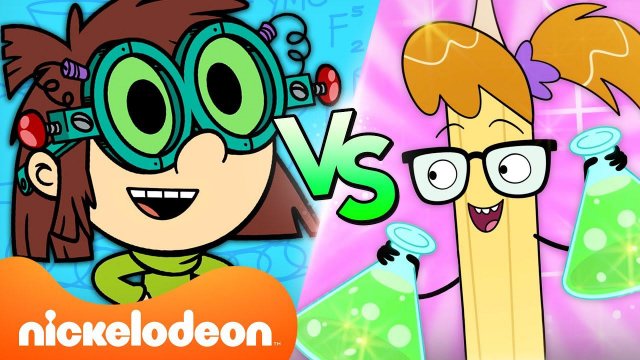 Лиза Лауд против Карандаша У кого самые БЕЗУМНЫЕ изобретения? | Nickelodeon Cyrillic