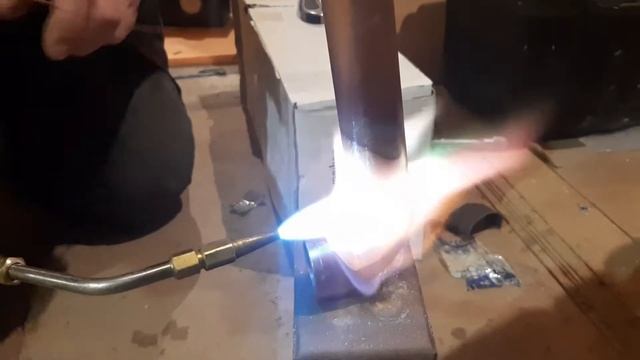пайка медных труб твёрдым припоем
