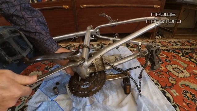 Снятие шатуна без съемника? Проще простого!