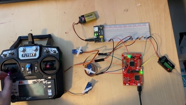 MSP432 FlySky iBUS test