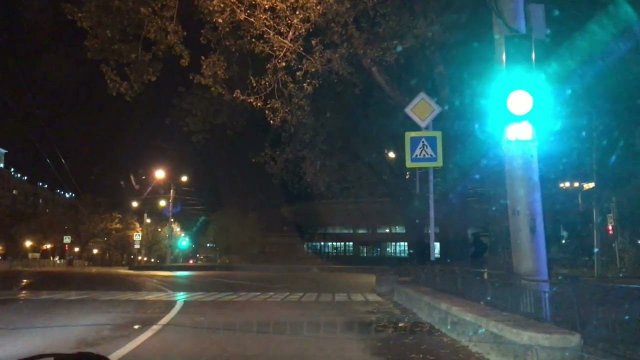 ПОЕЗДКА ПО НОЧНОМУ СТАВРОПОЛЮ, ЦЕНТР ГОРОДА