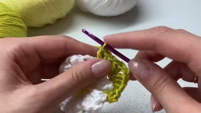 Бабушкин квадрат «Ромашка»