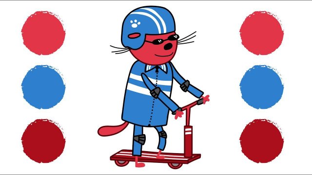 ТРИ КОТА КРУТОЙ КОТ / Раскраска КРУТОЙ КОТ / How to draw Kid-e-Cats