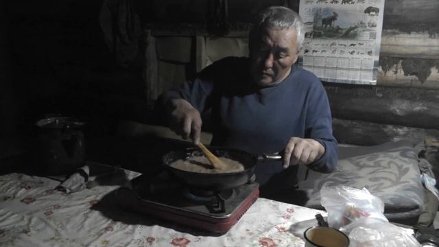 Таежная каша (каша приготовленная из внутреннего жира)