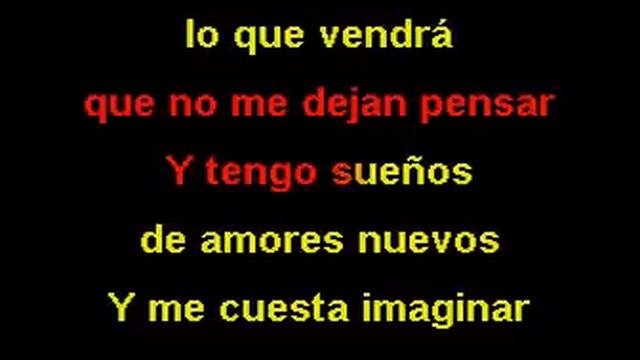 Natalia Oreiro   Cambio Dolor   KARAOKE