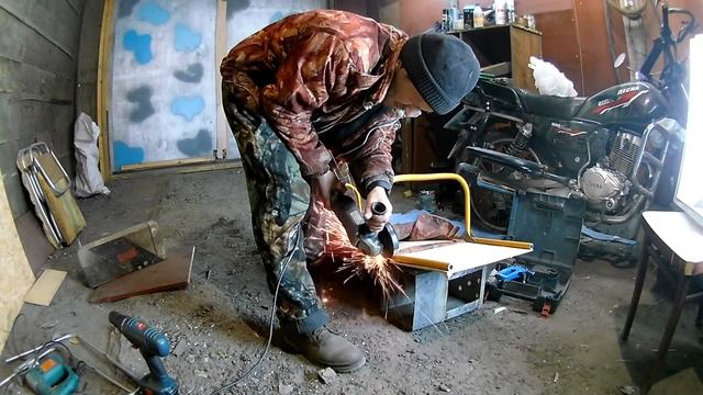 Раскладушка для палатки!!!Своими руками!!!