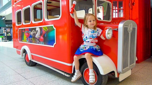 The Wheels on the Bus School - Nastya singing Song