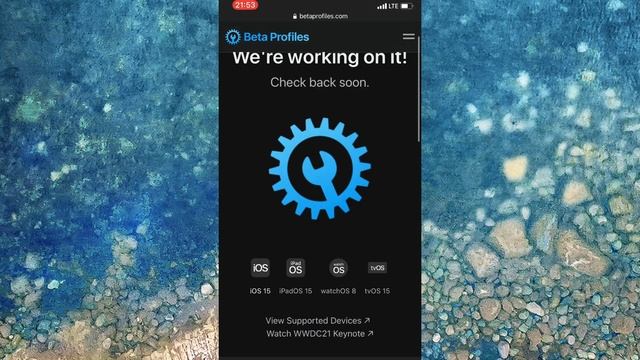 Установка IOS 15 beta profiles | какие устройства получат IOS 15 | где скачать IOS 15