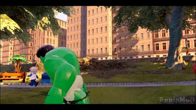 Халк и Машинки Лего Видео мультик для детей про машинки Lego