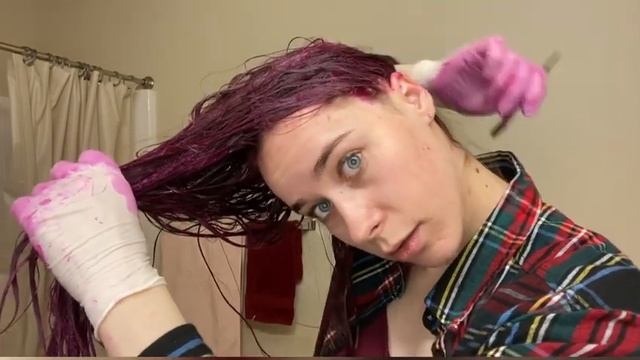 Как покрасить волосы в розовый цвет дома без осветления