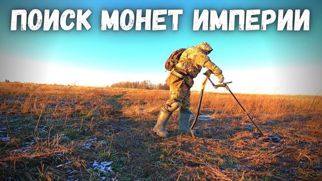 Коп монет с металлоискателем
