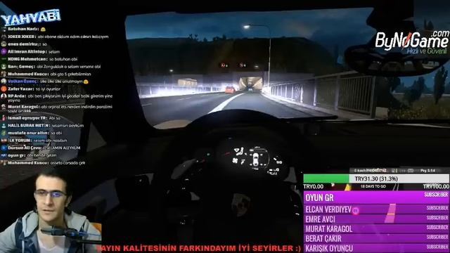ETS 2 PORSCHE PANAMERA MODU CANLI YAYIN