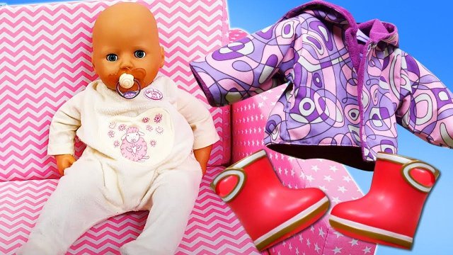 Видео игры - Кукла БЕБИ АНАБЕЛЬ вернулась с прогулки и готовится ко сну! Игры в дочки матери