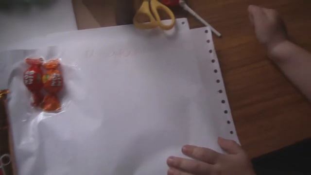 Плакат-подарок со сладостями: быстро и оригинально/Sweet gift poster