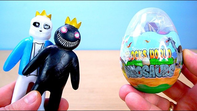 Радужные Друзья Санс или антертейл ЧТО и динозавр в яйце