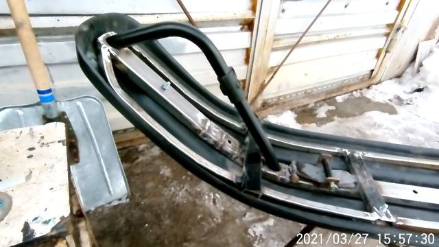 самодельные лыжи для снегохода