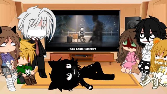 Creepypastas reagindo a Cartoon Cat! (Run Away) || Gacha Club || ????? ???????? ?? ???????̧?̃?!