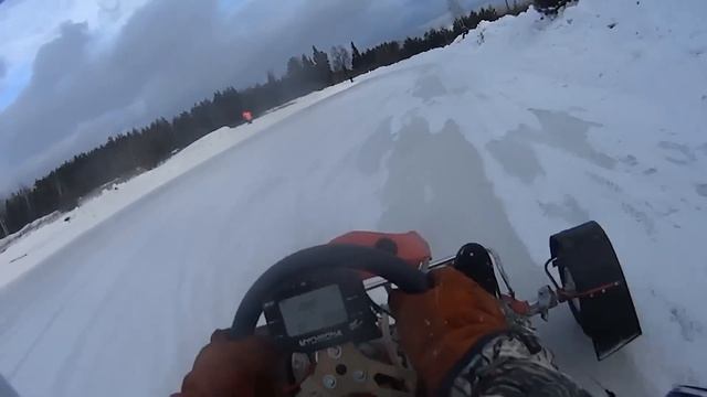 Ice kart Russia Зимний картинг Ликино-Дулево.