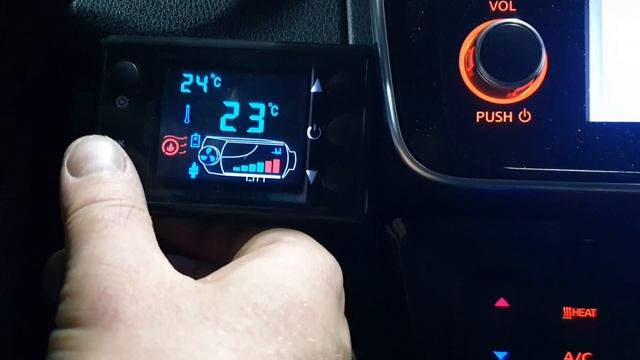 Nissan Leaf ZE1 левый руль установка сухого фена автономка.