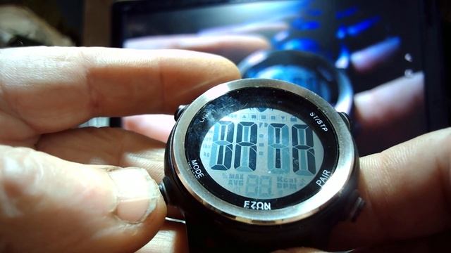 Настройка пульсометра EZON T057.