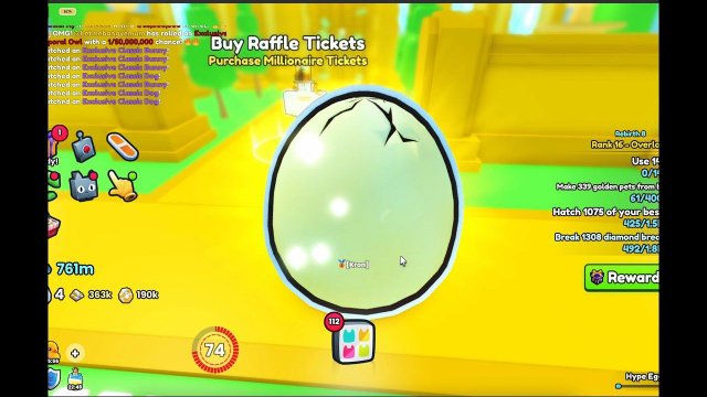КЛАССИК ОБНОВА! Я ОТКРЫЛ НОВЫХ 200 Эксклюзивных яиц в Pet Simulator 99 в Roblox