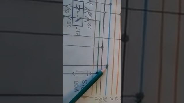 Как читать электрическую схему топливной системы автомобиля пассат б3