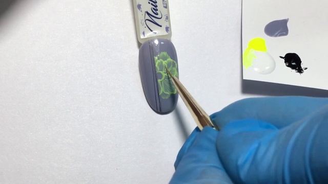 Анемон на ногтях дизайн ногтей анемон