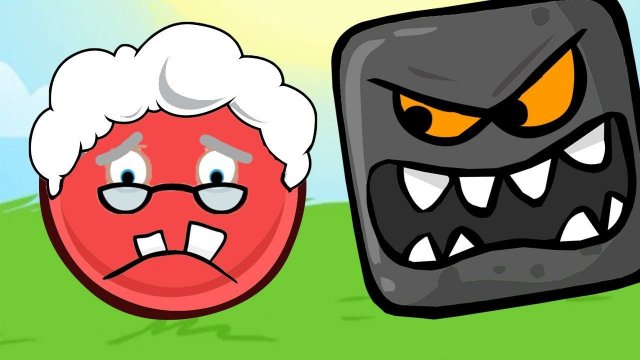 Новый КРАСНЫЙ ШАР, Шарик спасает бабушку - мультик игра, Детский летсплей #61