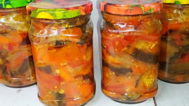 Салат из БАКЛАЖАНОВ на зиму! Готовлю каждый год!