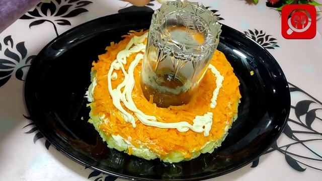 Салат на праздничный стол. Очень вкусный и простой рецепт кухня наизнанку