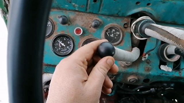 заводим т-40 в мороз