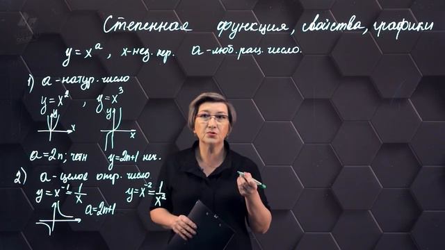 Степенная функция и ее свойства. 11 класс. (720p)