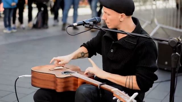 Driving Fast by London street performer Morf