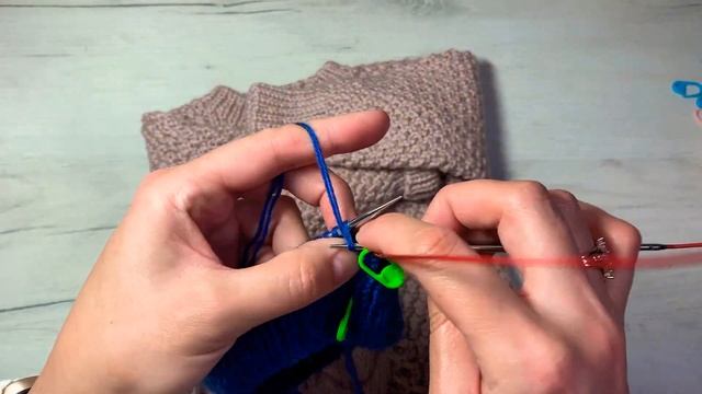 Часть1 Свитер спицами для мальчика 12-18 мес.