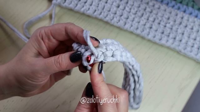 КОВРИК из трикотажной пряжи / Вязание крючком для начинающих