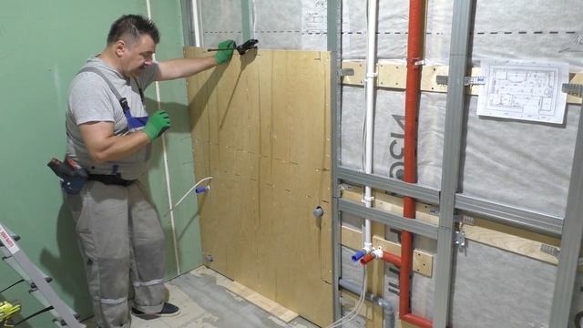 Укрепление гипсокартона. Прочная стена и монтаж гипсокартона в ванной комнате