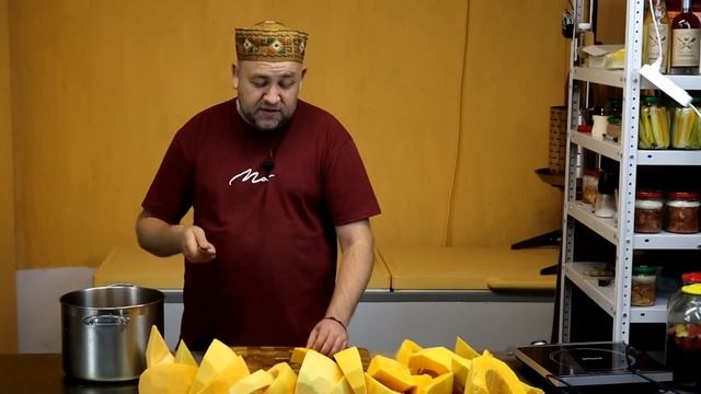 Тыквенный сок на зиму  Тыквенный нектар Тыквенное пюре в автоклаве