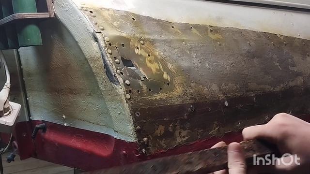 Про ремонт алюминиевых лодок железом.