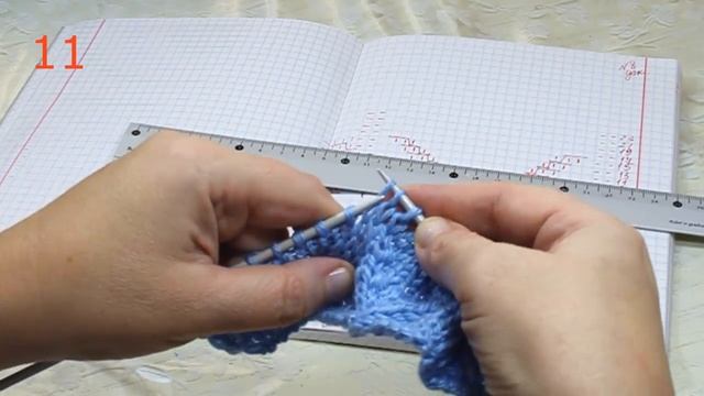 ЭЛЕГАНТНАЯ КЛАССИКА! ДЖЕМПЕР ВЕРТИКАЛЬНЫМИ УЗОРАМИ.mp4