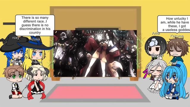 4 Isekai anime react to Rimuru |Gacha react| Ship: Rimuru x Shiraori x Azusa