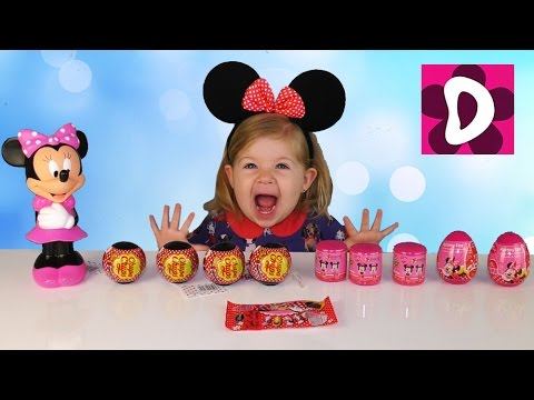 ✿ Mickey Mouse и Минни Маус НОГТИ Наклейки ФАШЕМС и ЯЙЦА Сюрприз Mickey Mouse unboxing surprise toys