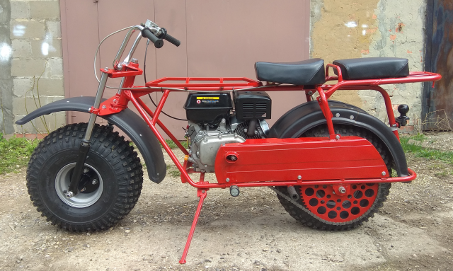 Мотовездеход самоделка.